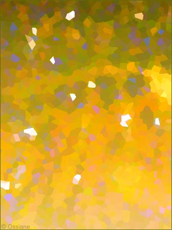 Un Corps de Reine, des Ailes de Papillon sur l'Eau du Vitrail.